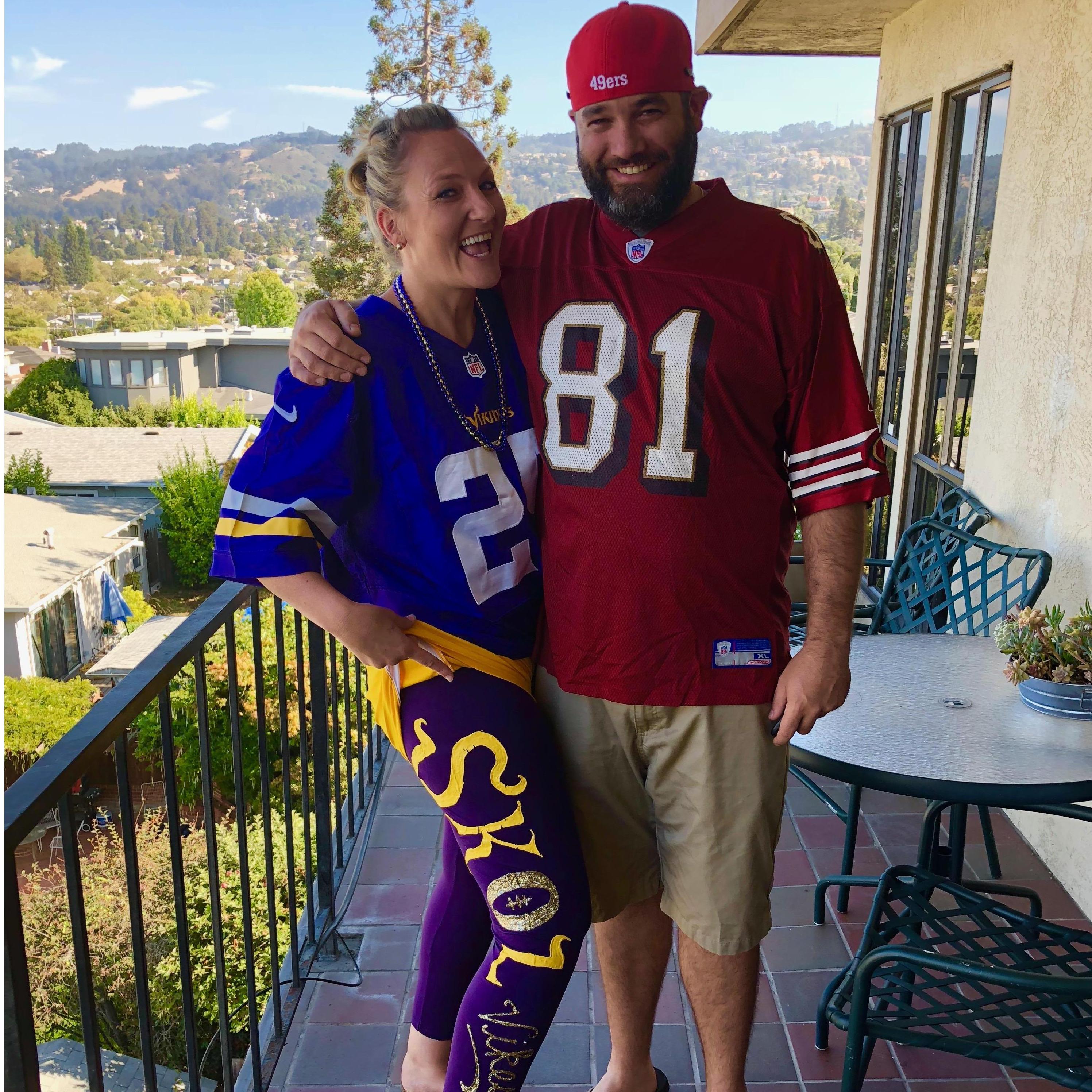 Season Opener: Vikings vs. Niners... it was meant to be! (Obviously, the Vikings won!)