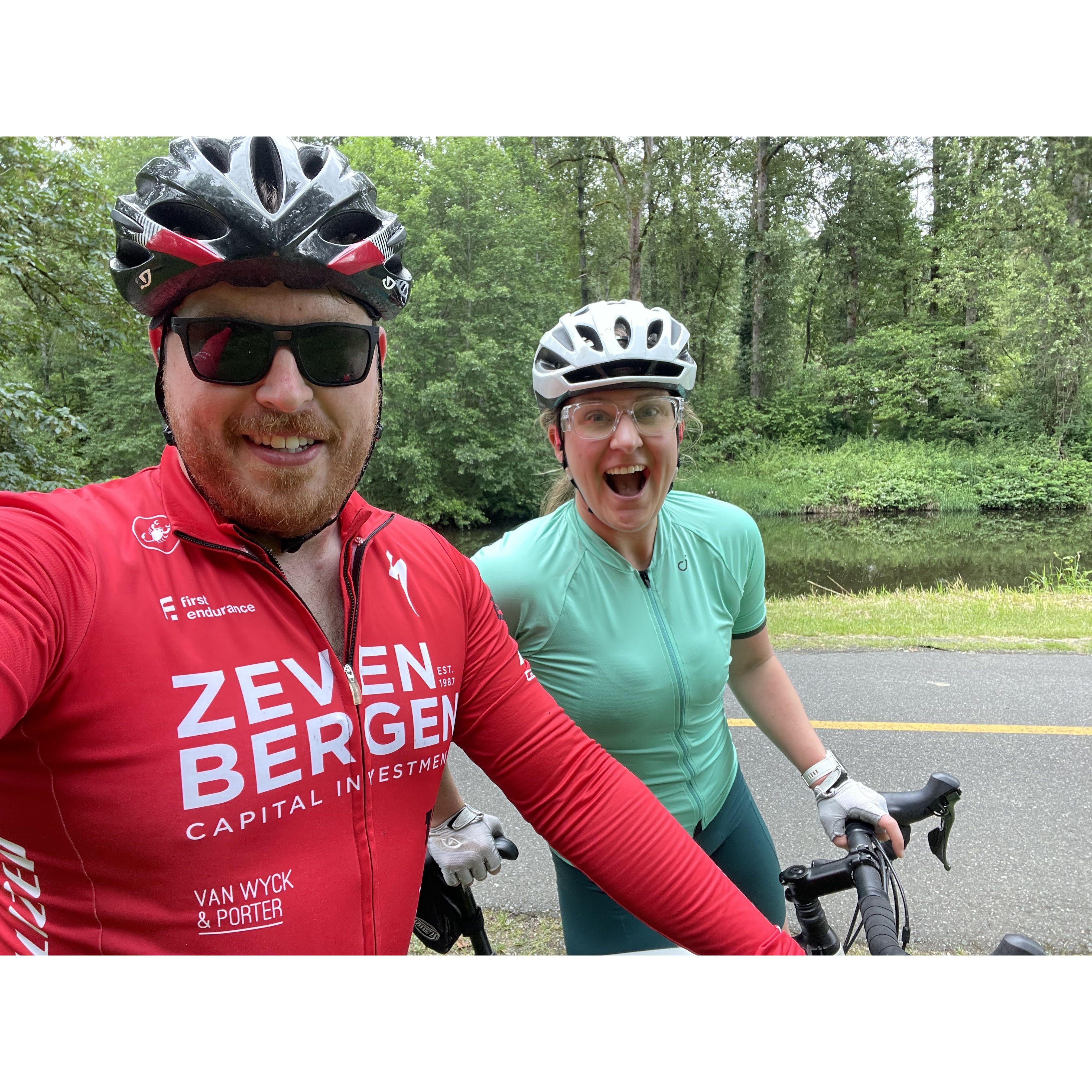 Ironman 2022 was a huge accomplishment personally and for us as a couple. We got to spend a ton of time together training.
