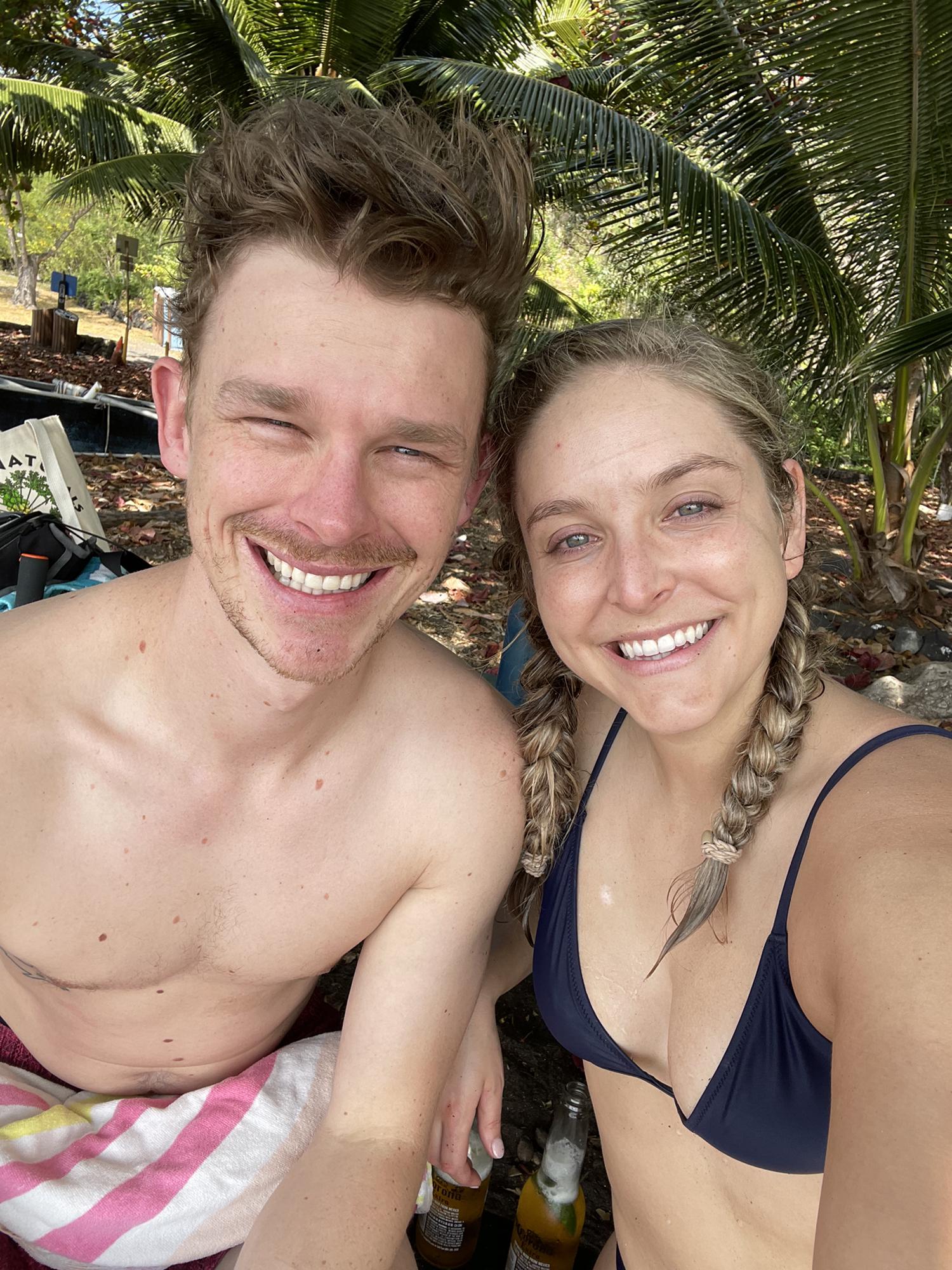 After some snorkeling in Hawaii