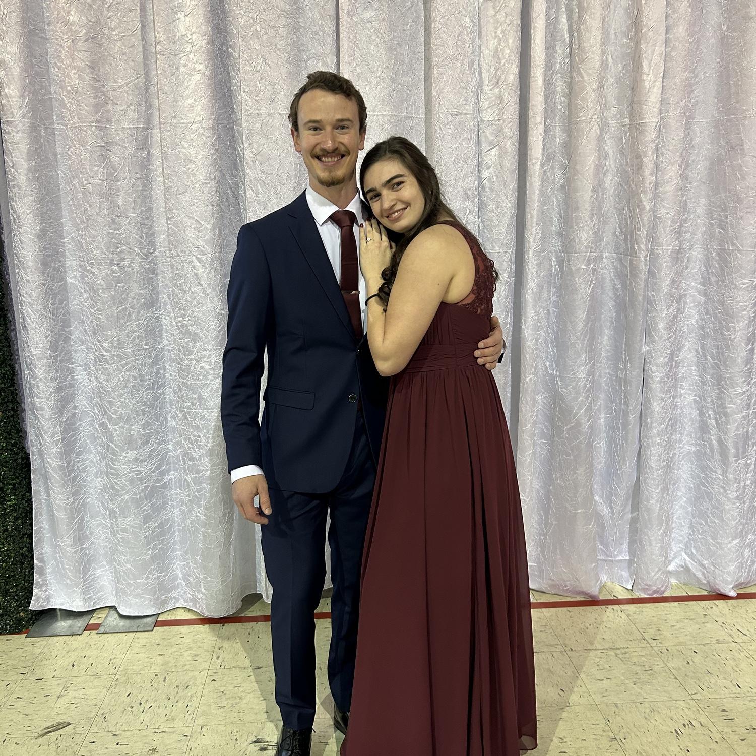 in a wedding together. waiting for another one ;)