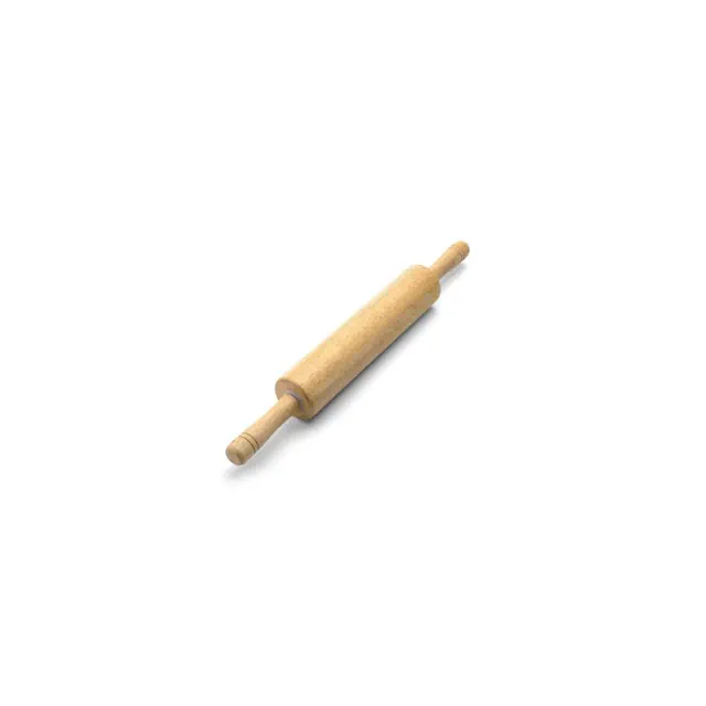 Farberware 17 in. L X 3 in. D Wood Bakers Rolling Pin Natural