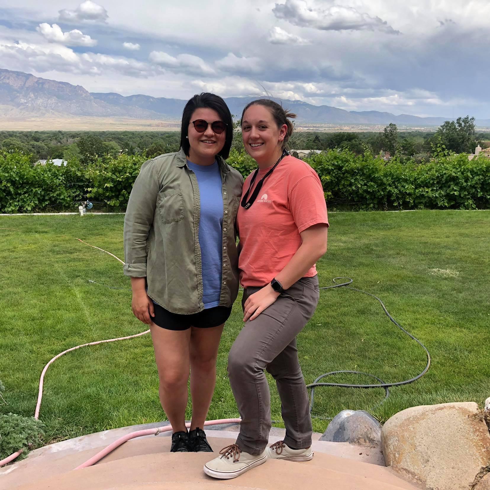 on our way back from Santa Fe, New Mexico!