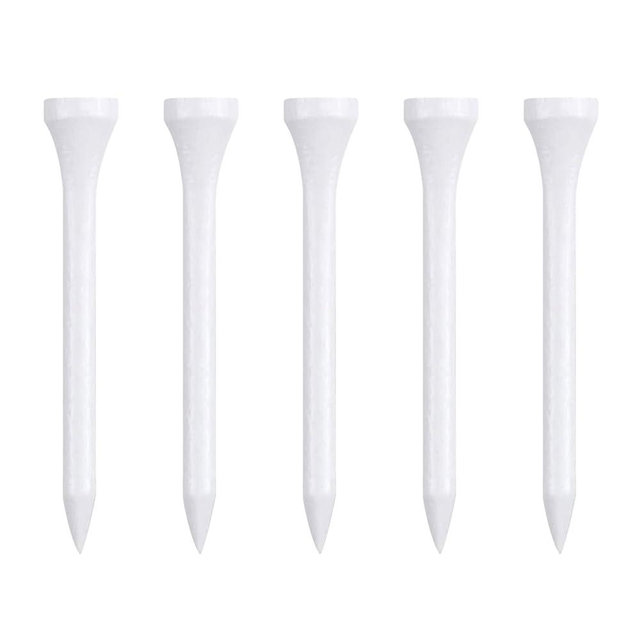 Zivisk Wooden Golf Tees 3-1/4", 2-3/4", 1-1/2" Available,100 Count (Natural Color, White, Black, Blue, Red, Pink)