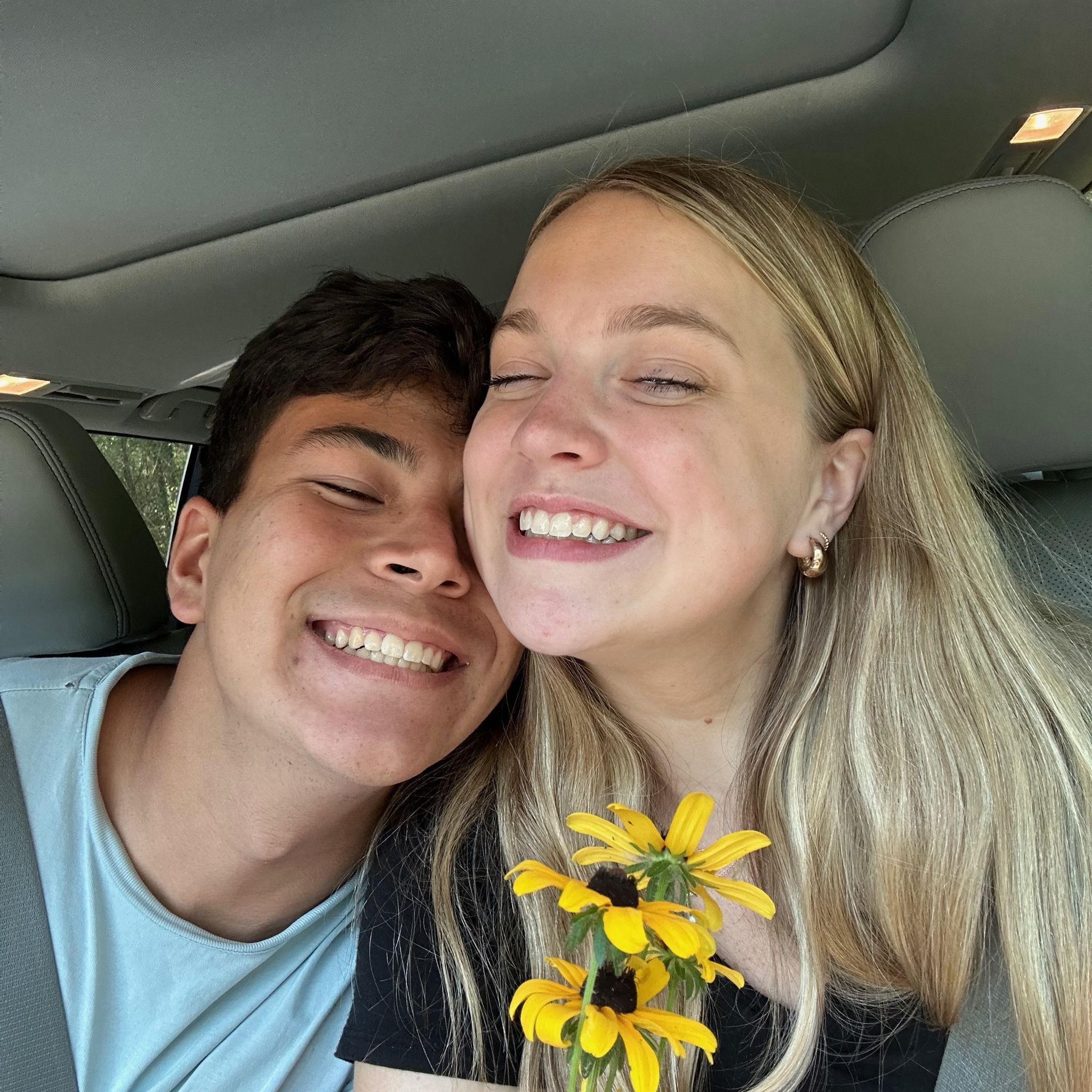 always picking me flowers