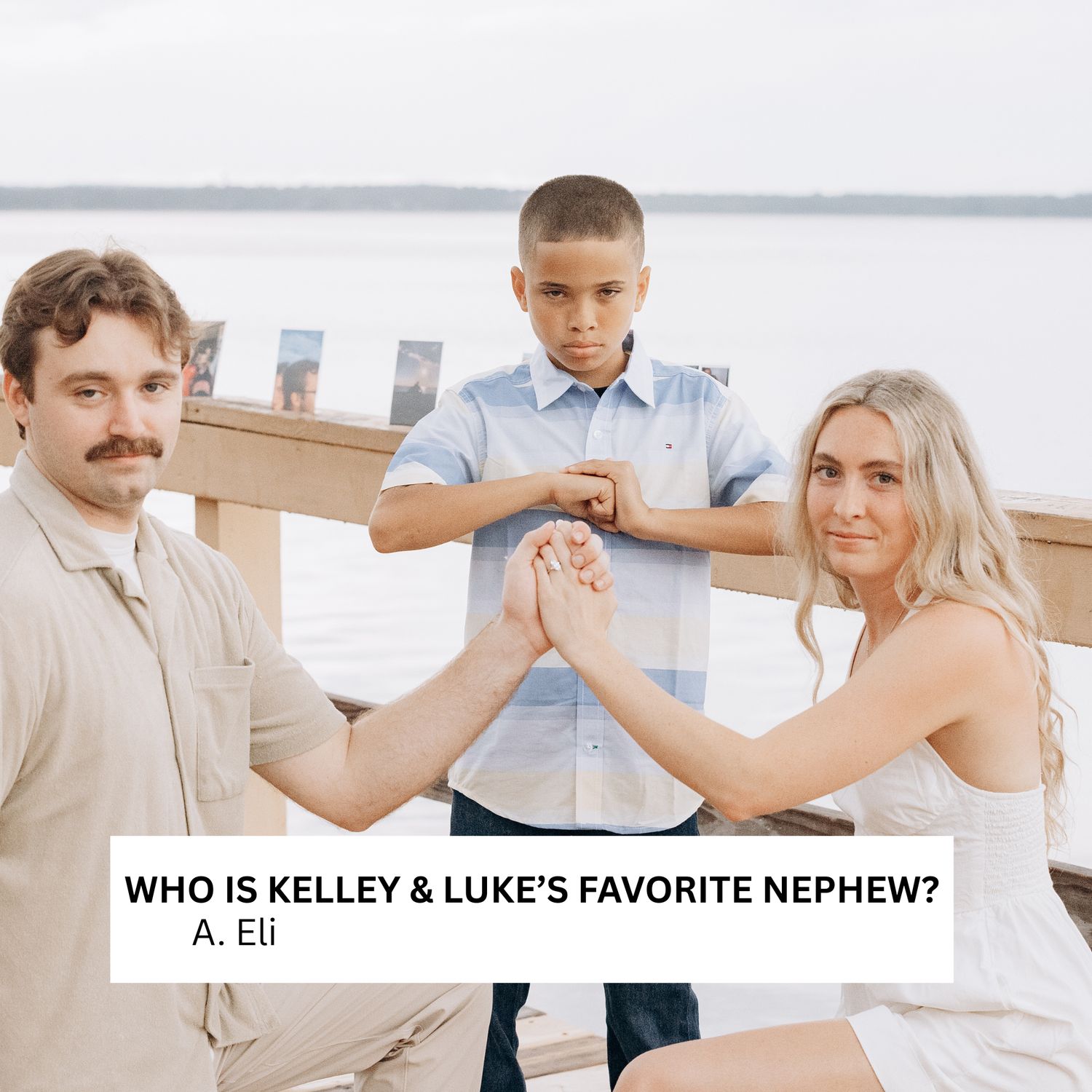 A. You guessed it! Eli is our favorite nephew!