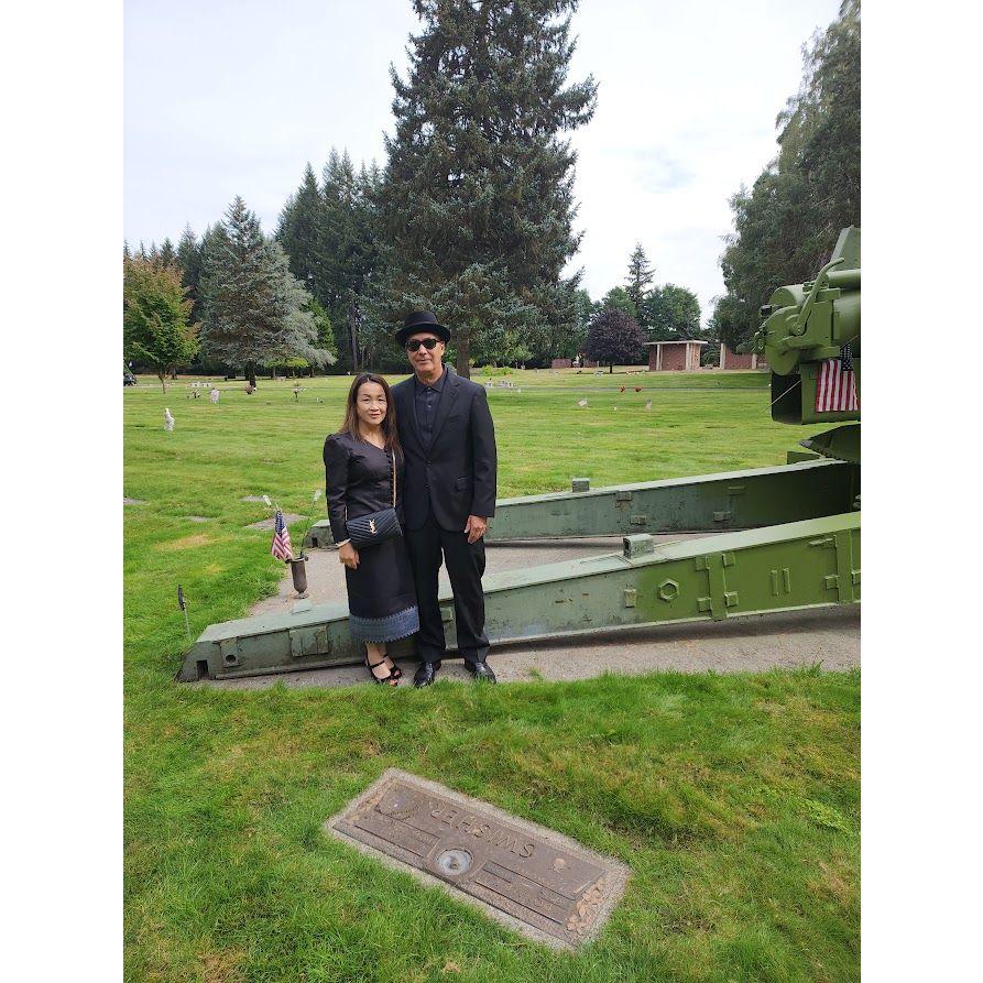 My mom's funeral 2022.