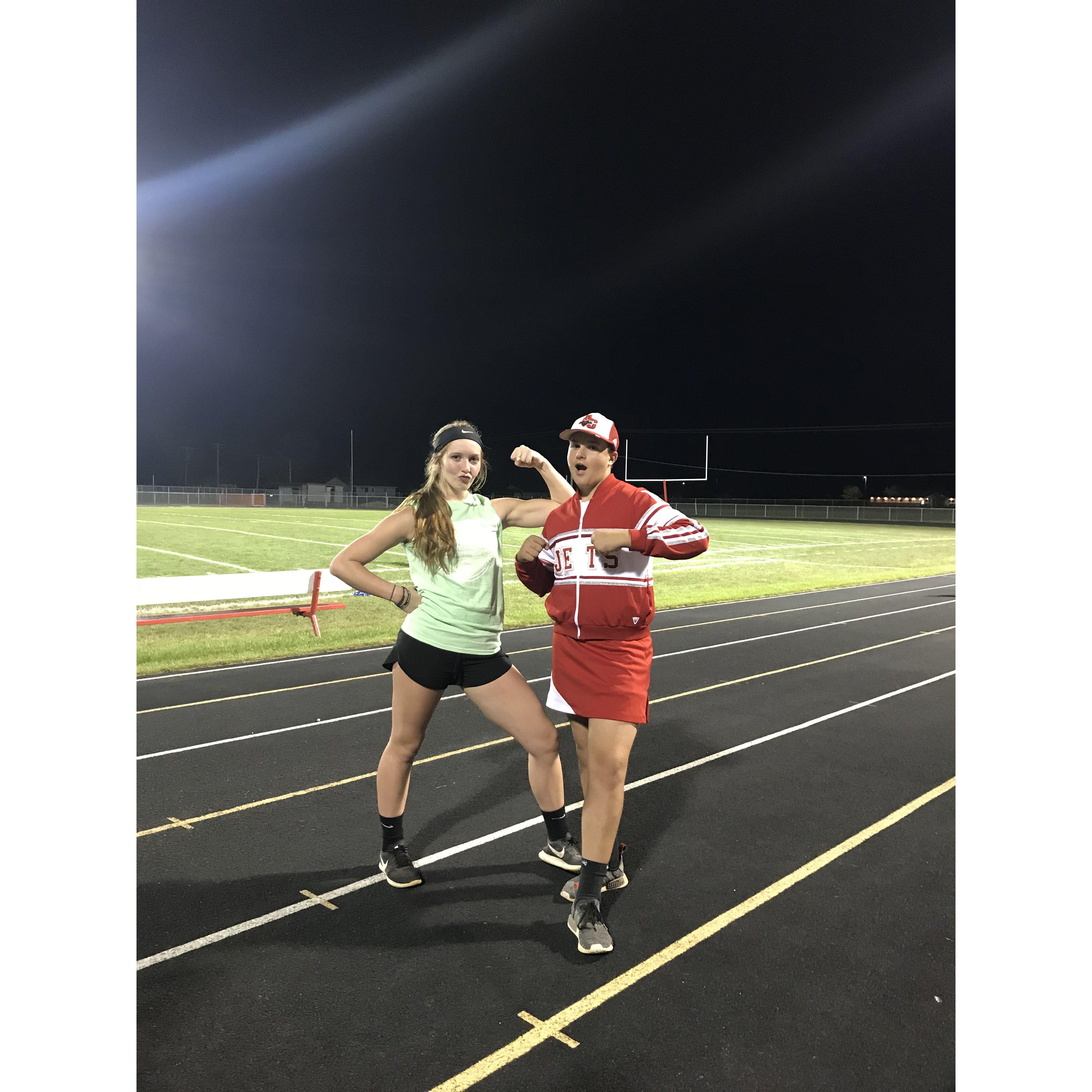 When Brayden and Makaylah got to reverse roles at Powderpuff.