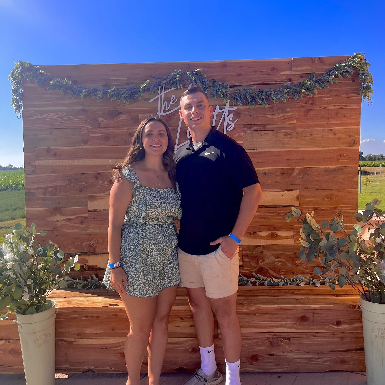 Each other's forever wedding date!