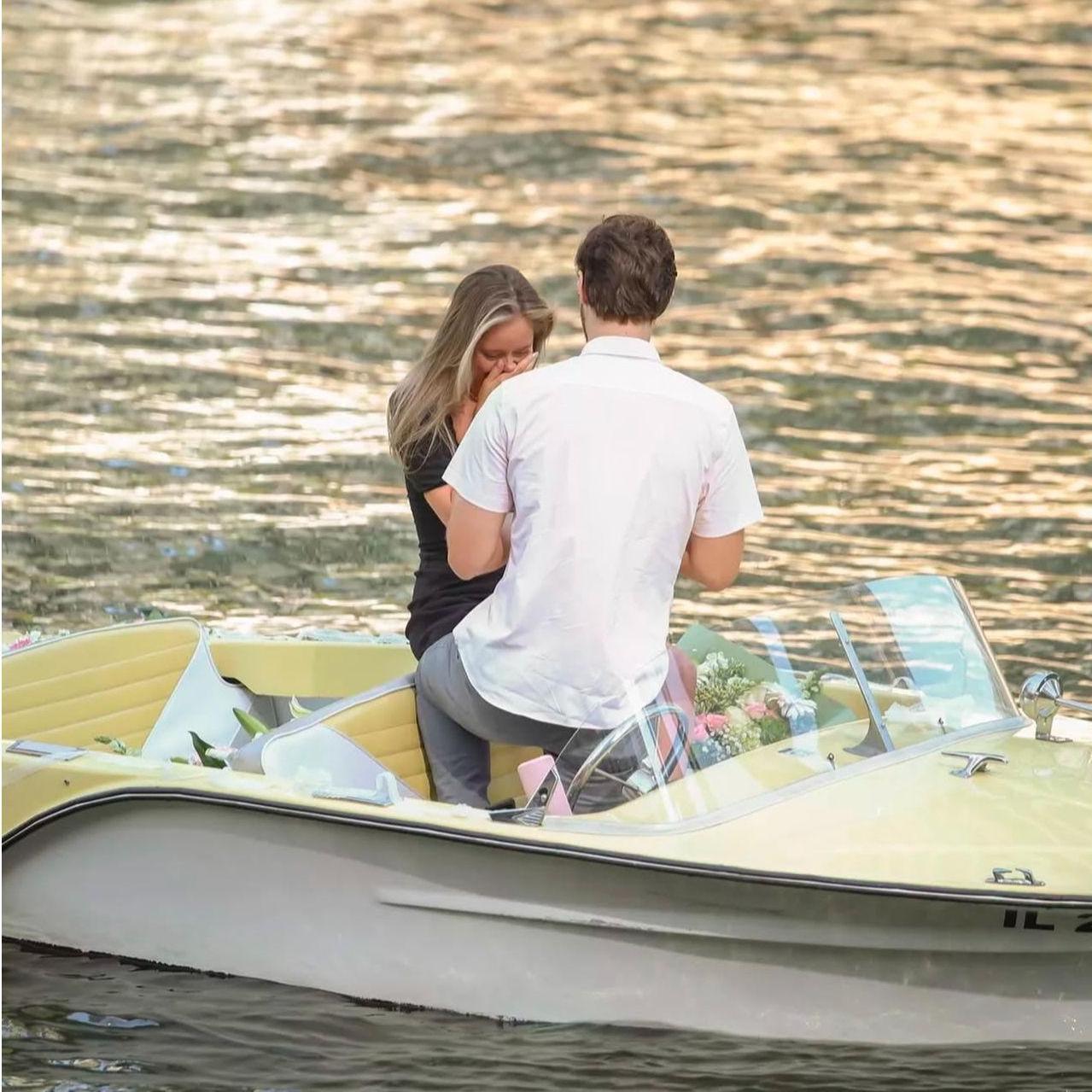 When Ross popped the question!