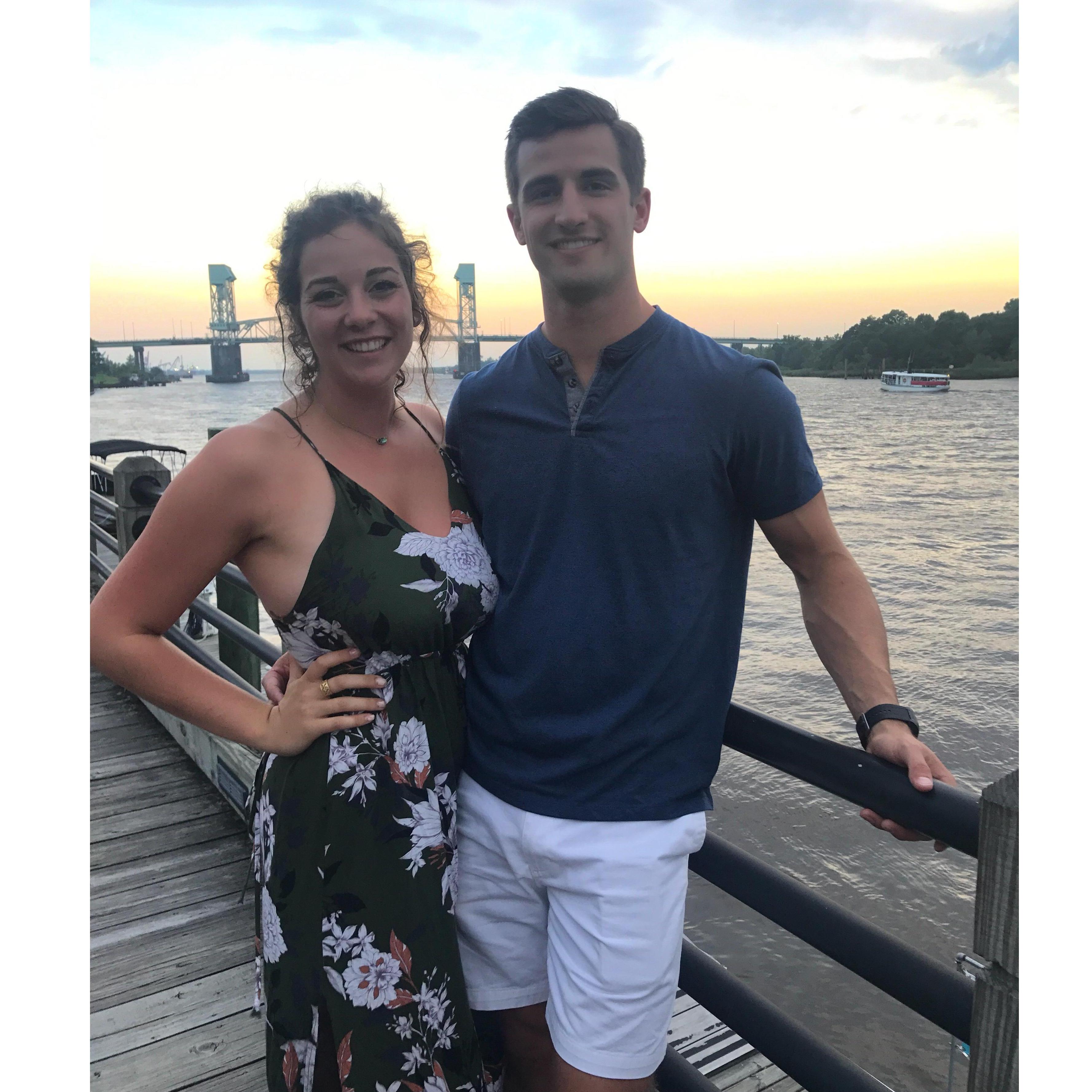 On this beach trip we danced around the wrap around porch listening to Dean Martin and Frank Sinatra where we laughed and we said our "I love you's" for the first time.