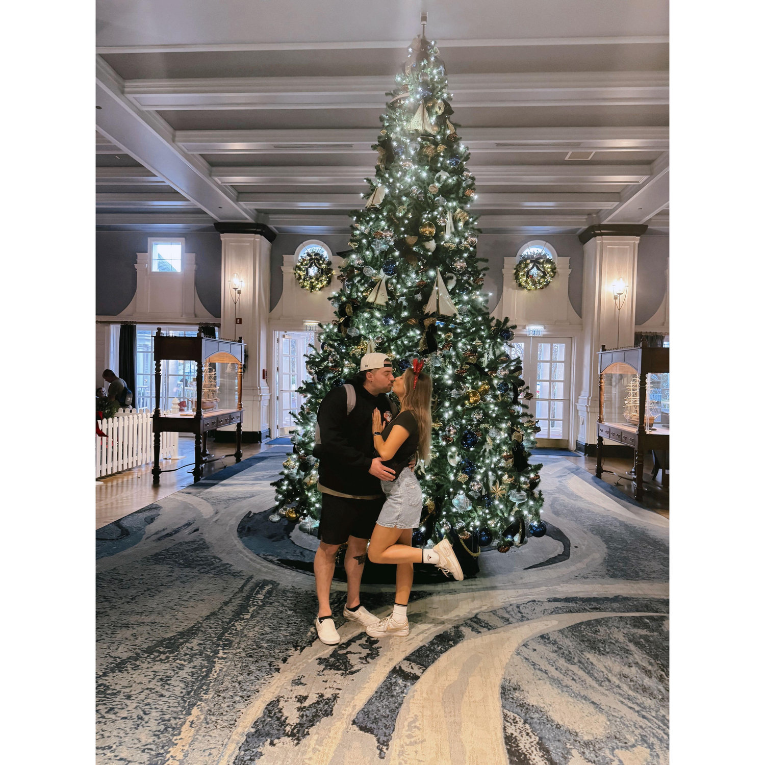 We spent our first Christmas together in Disney