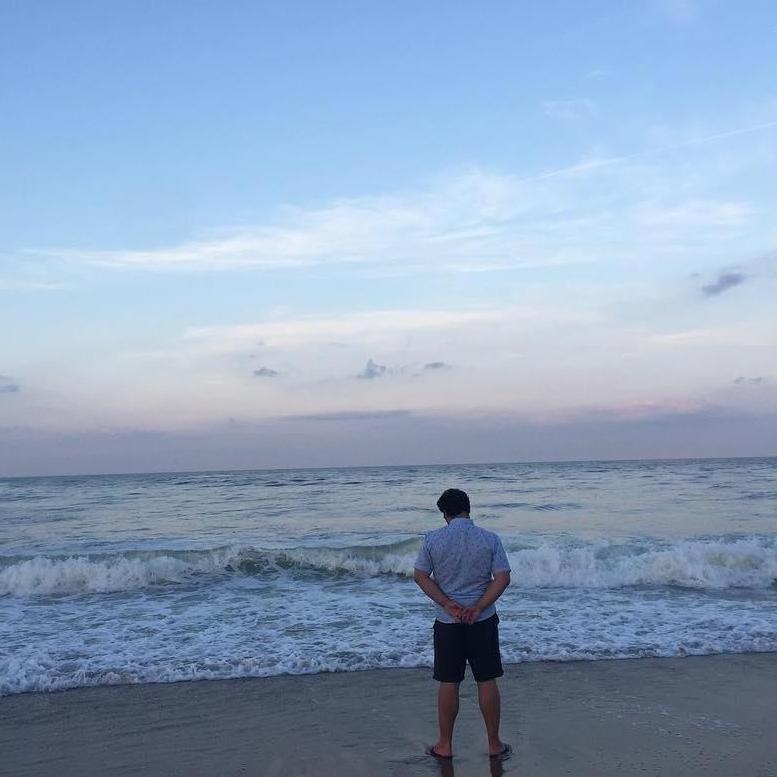 Celebrating our anniversary last year in Rehoboth.
