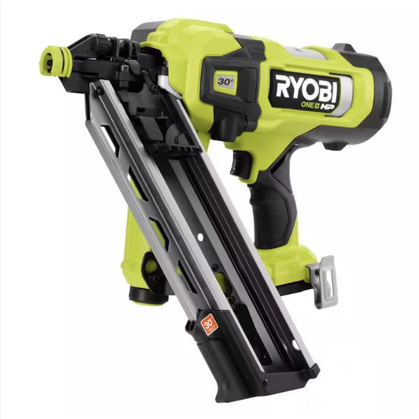 RYOBI ONE+ HP 18V Brushless Cordless AirStrike 30° Framing Nailer (Tool Only) PBL350B
