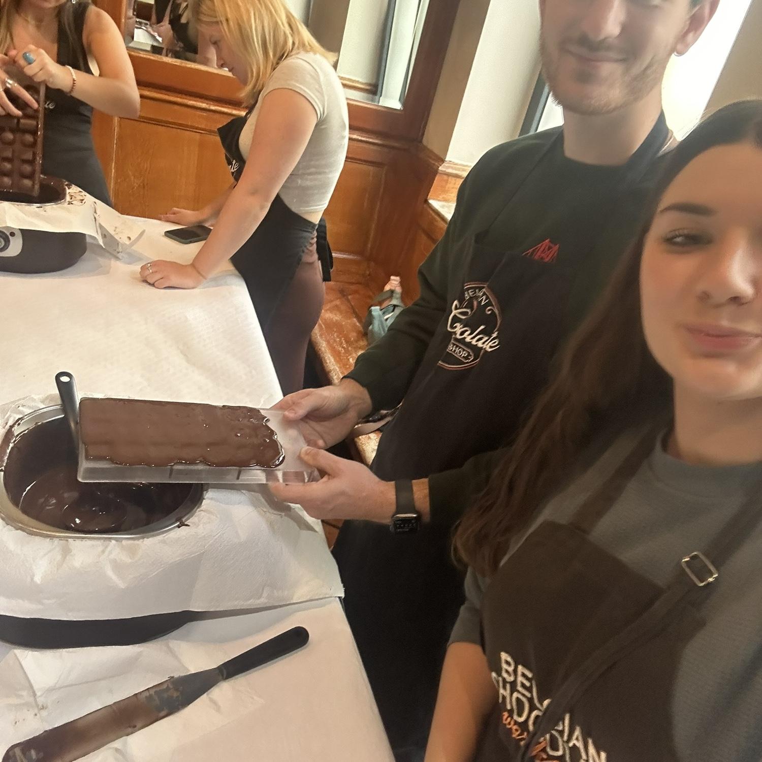 Belgian chocolate making class