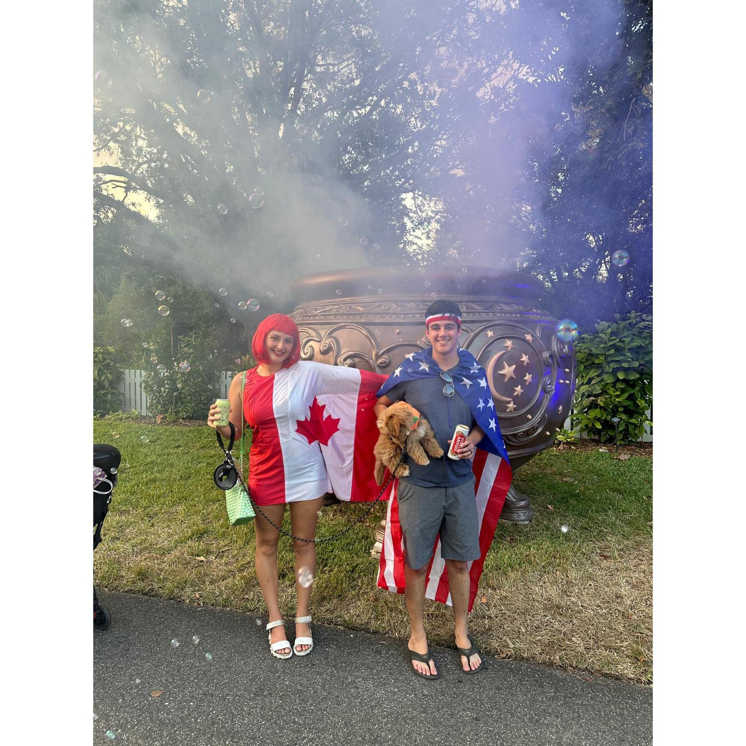 Mrs. Canada and Mr. USA (Halloween 2024)