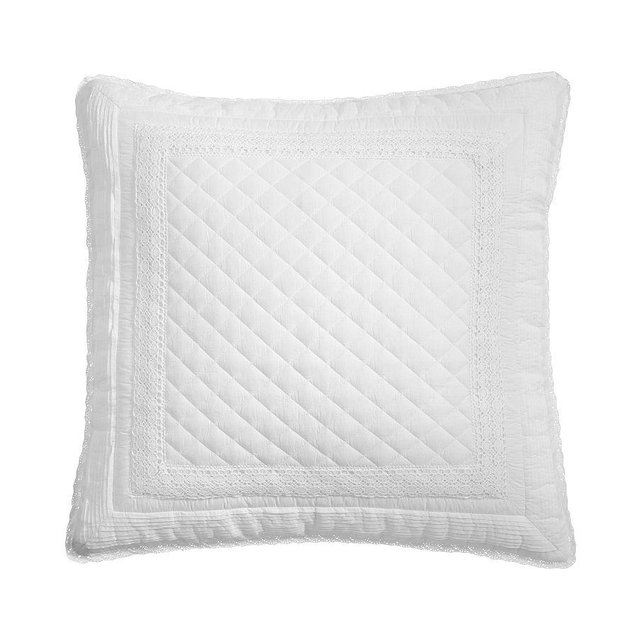 Love Shack Fancy Heart Quilted Sham, Multi, Euro