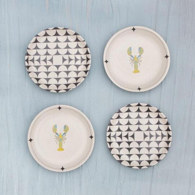 Zanzibar Tea Plates (Set of 4)