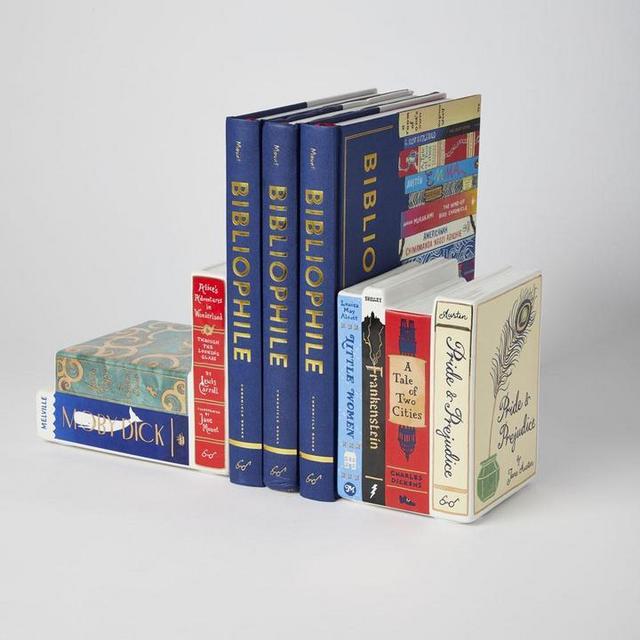 BIBLIOPHILE BOOKENDS