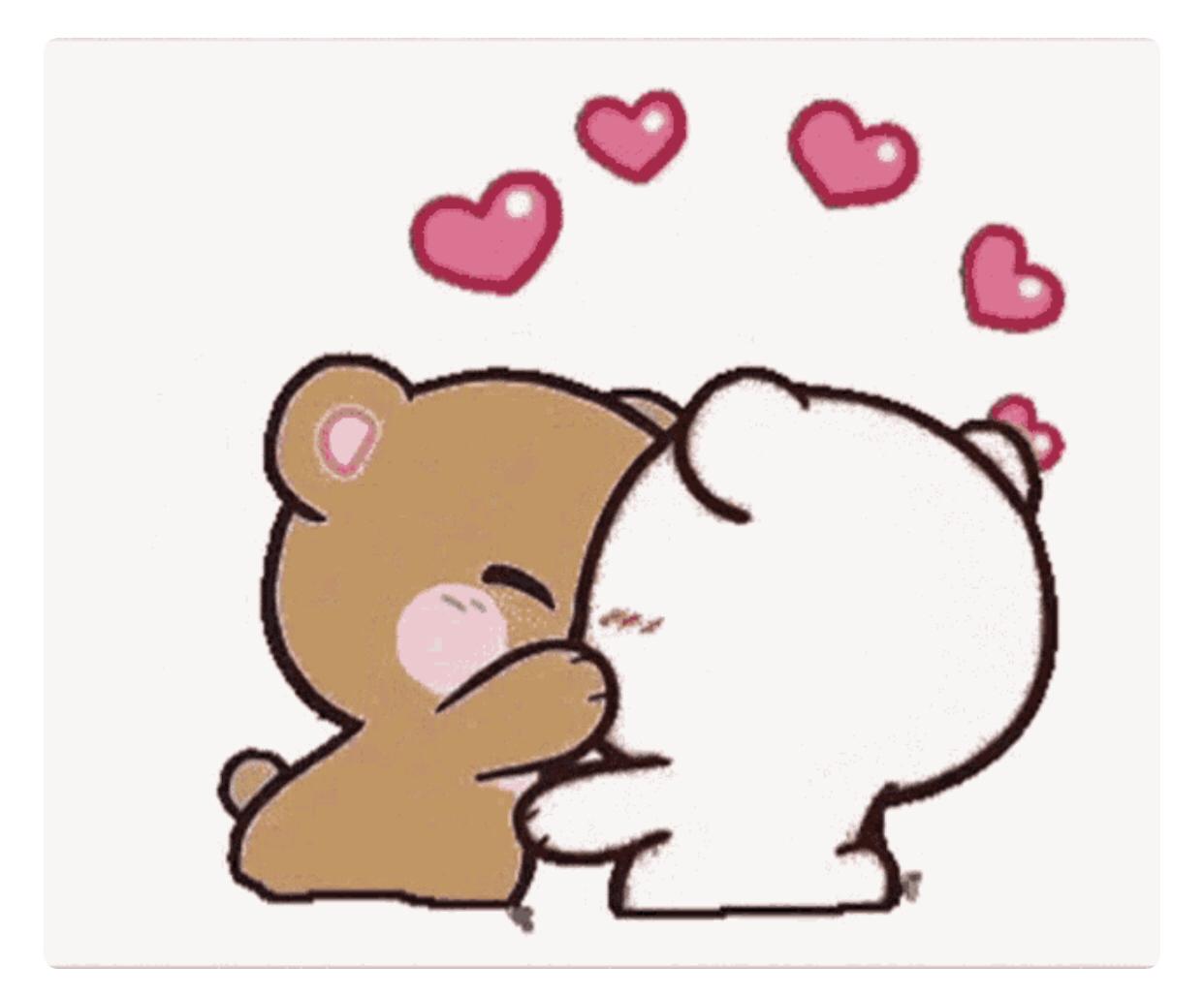 Our pet names “Brown Bear and White Bear”🐻💕🐻‍❄️💕