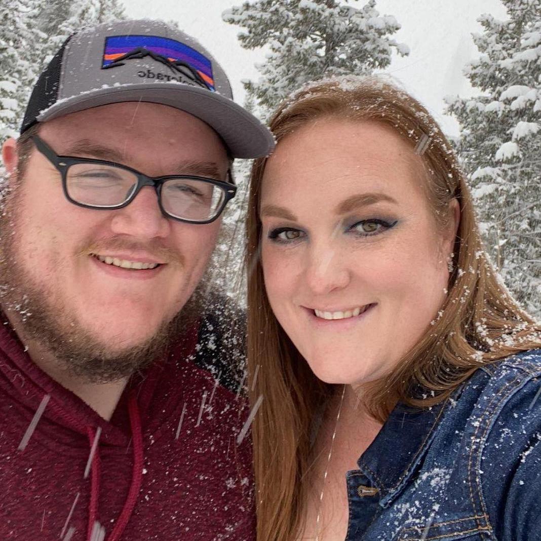 Snow on Mother's Day weekend in Estes Park, Colorado.