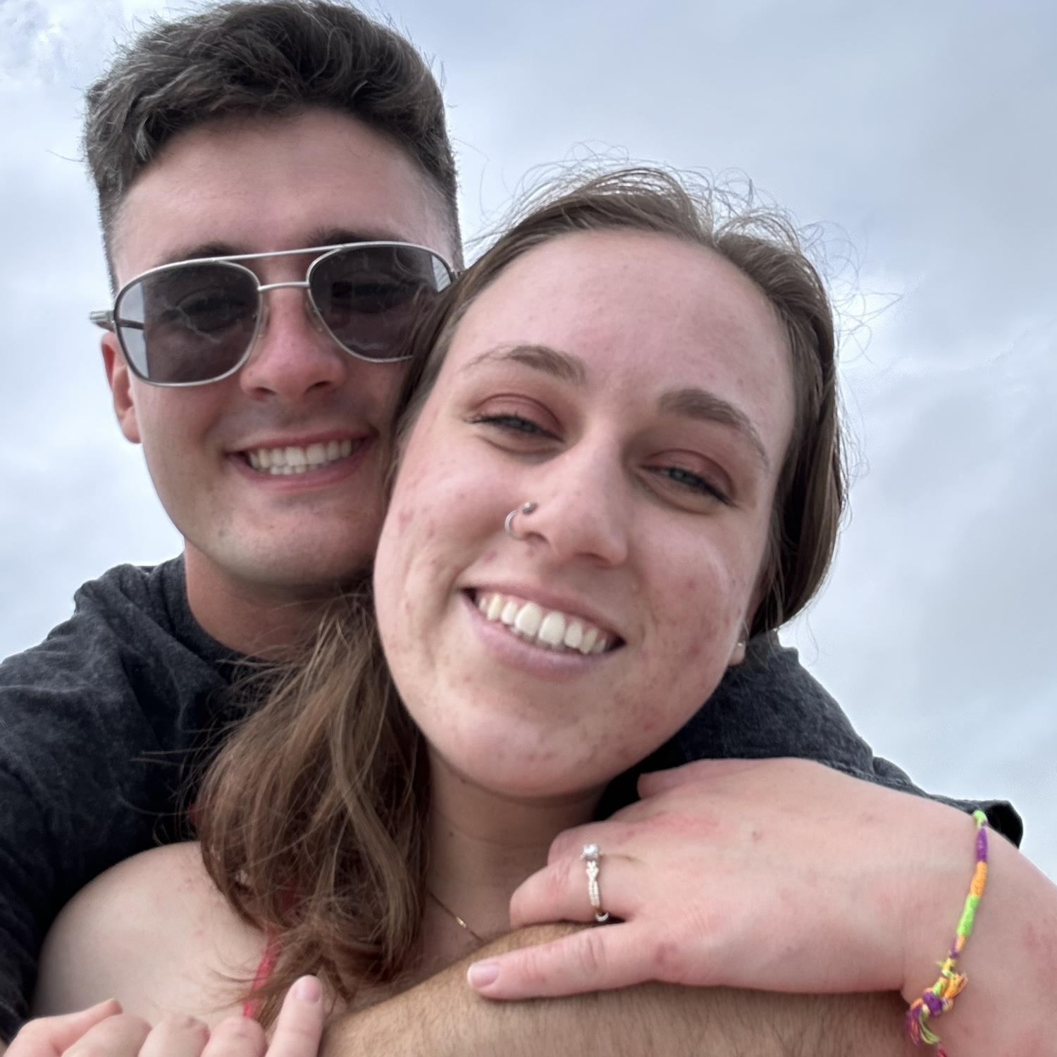 First photo as a newly engaged couple!