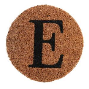 Monogram "E" Welcome Mat Insert
