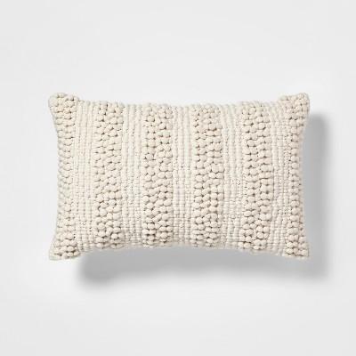 Textured Pom Lumbar Pillow Cream + Nate Berkus  - Project 62™