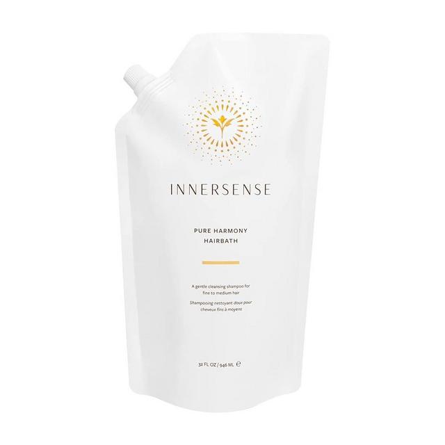 INNERSENSE Organic Beauty - Natural Pure Harmony Hairbath Shampoo | Non-Toxic, Cruelty-Free, Clean Haircare (32oz Refill Pouch)