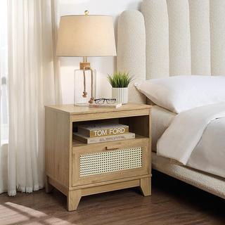 Sheridan Modern Cane Nightstand