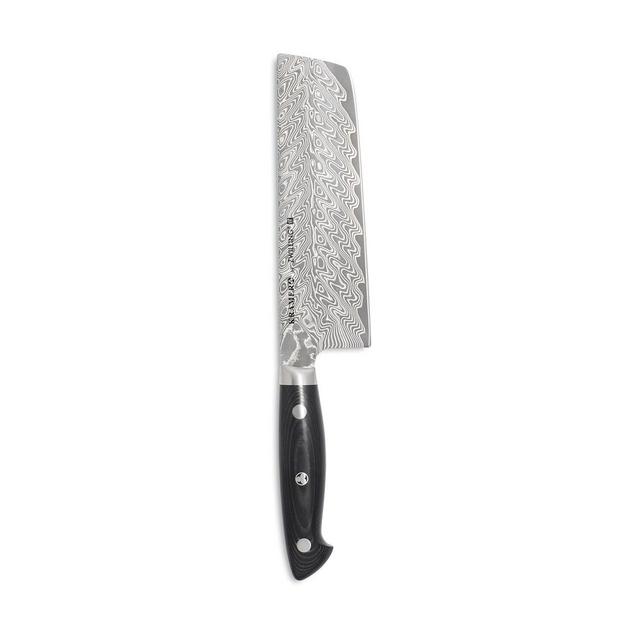 Zwilling J.A. Henckles Bob Kramer Stainless Damascus Nakiri Knife, 7"