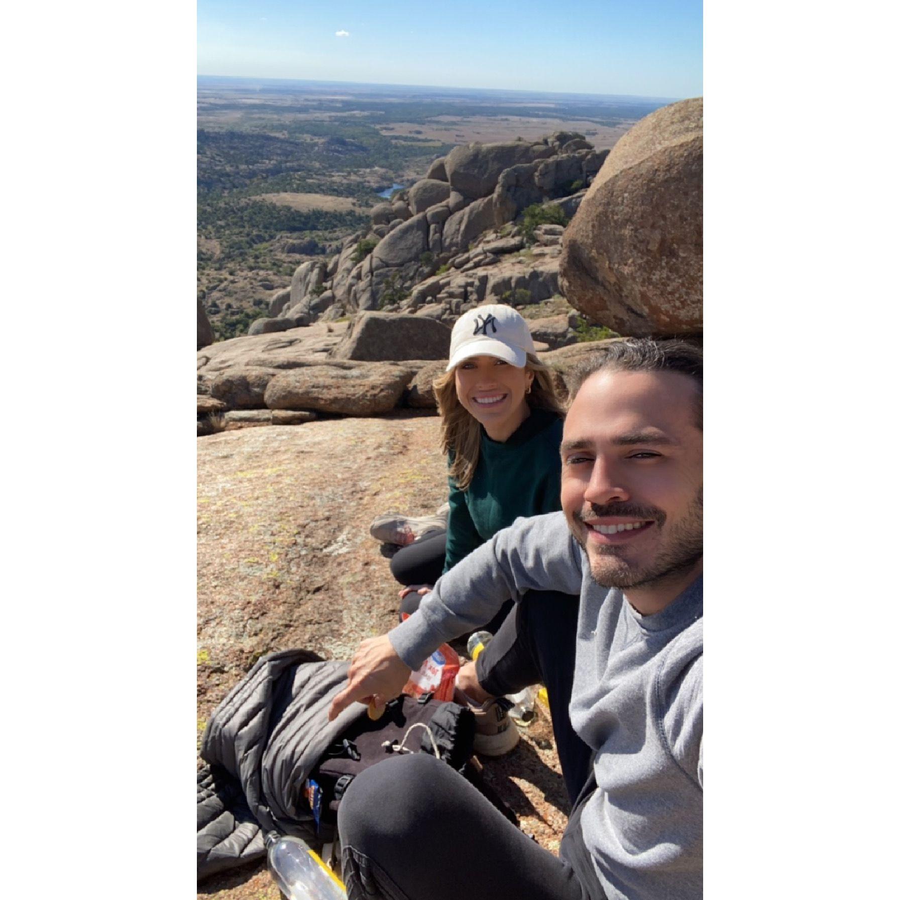 10/15/2023: First time hiking the Wichita Mountains