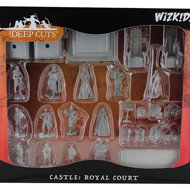 Wizkids Deepcuts Unpainted Miniatures: Towns People: Castle I