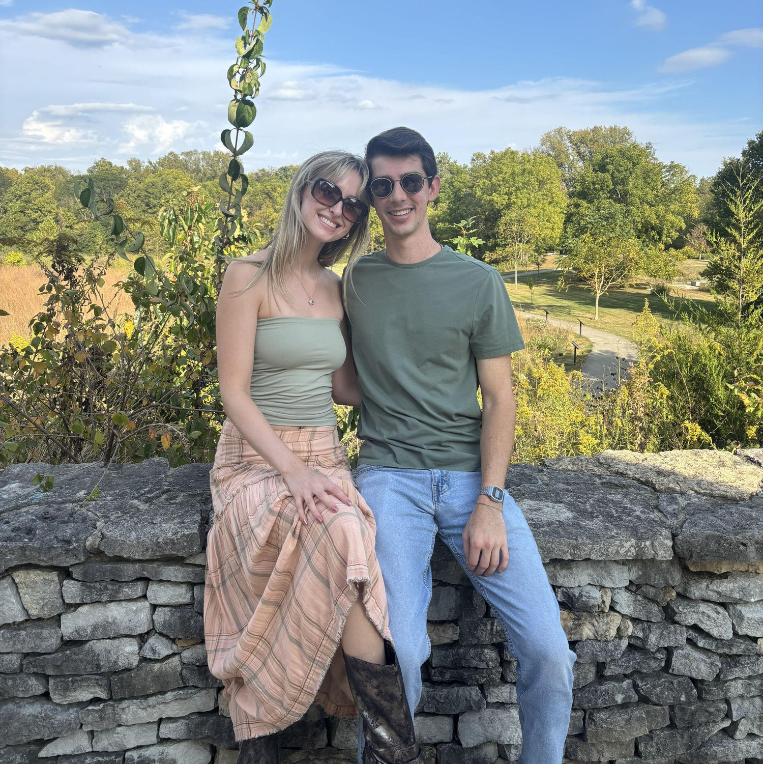 Robert's first time visiting Zionsville
