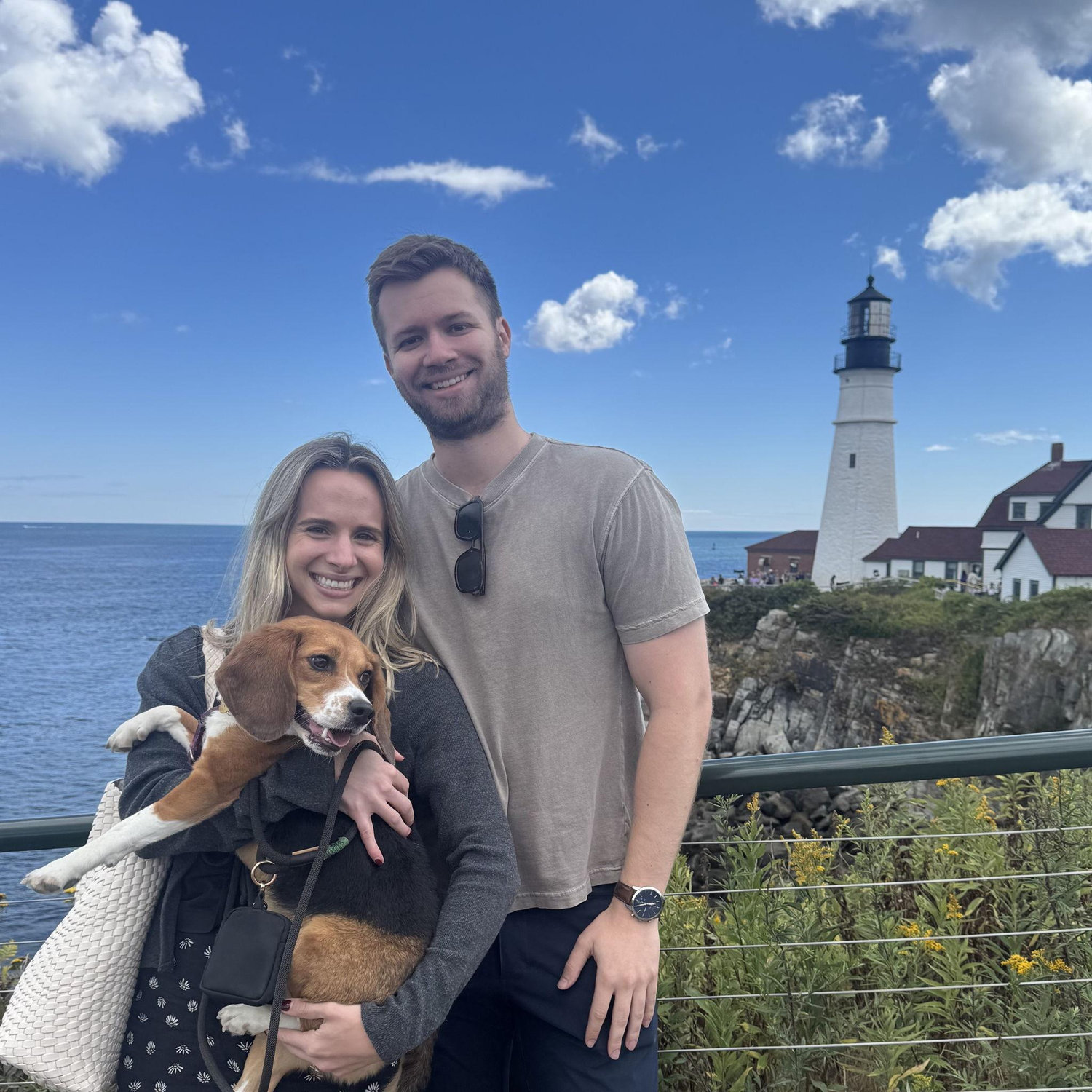 Family road trip to Maine with Margot
