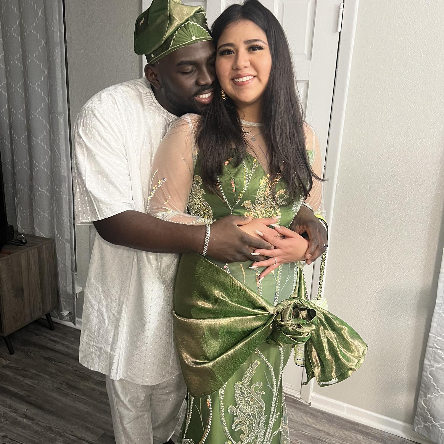 Our first Nigerian wedding together!