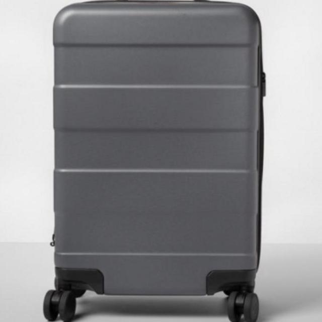 Hardside Carry On Spinner Suitcase 20" Dark Gray - Made By Design™