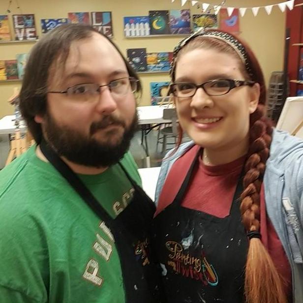 Paint night Valentine's day date
