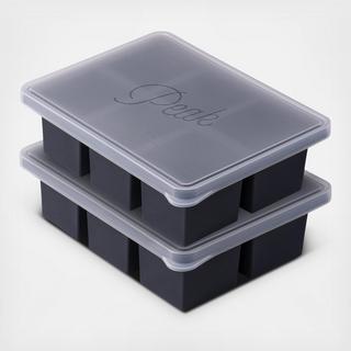 Peak 6 Cup Cube Freezer Tray, Set of 2