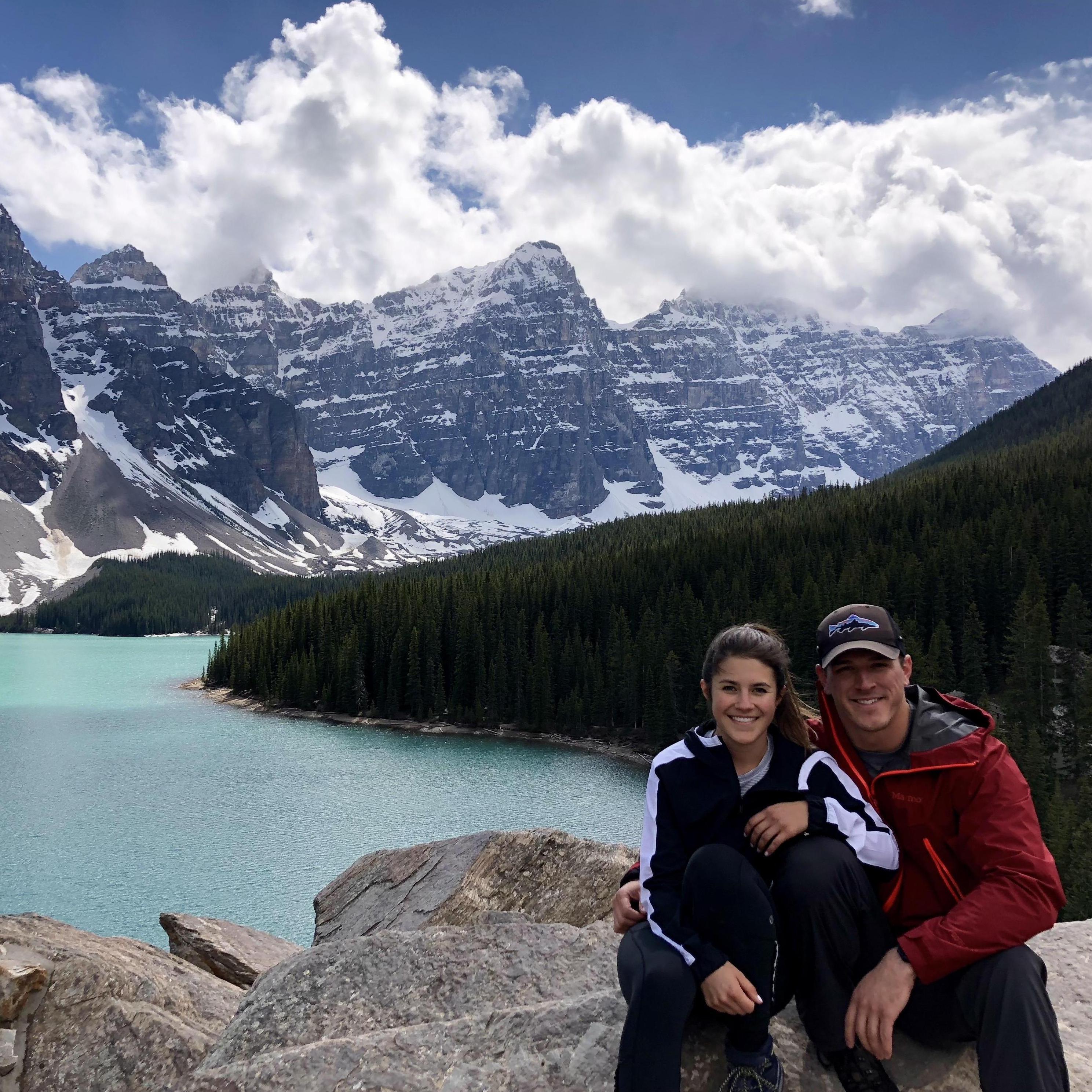 Kelsey and Jared's first adventure together in Banff, Alberta, Canada!