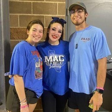 Chris drove with me to surprise my sister at her football game performance when I was missing her!