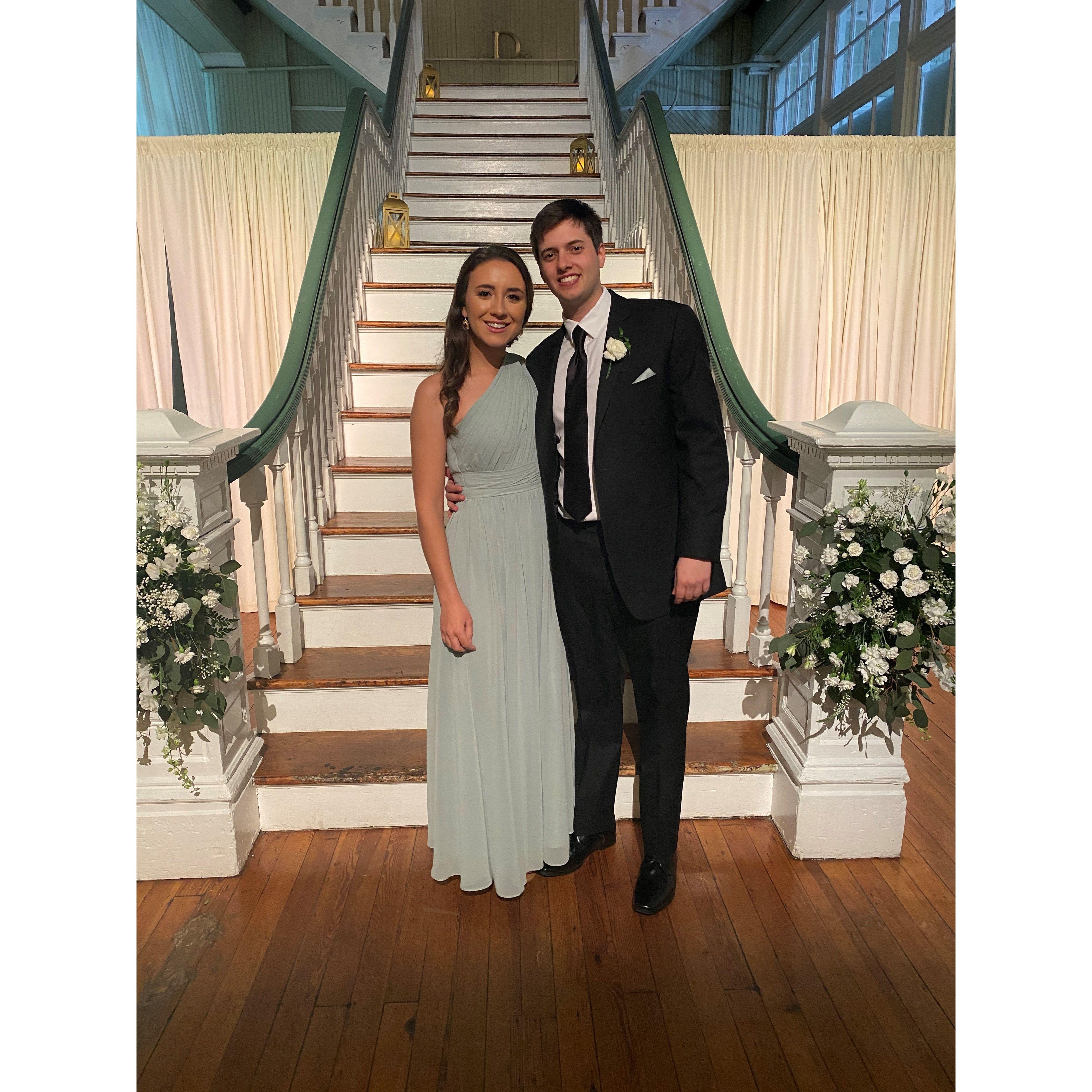 The day Olivia's brother, Evan got married.