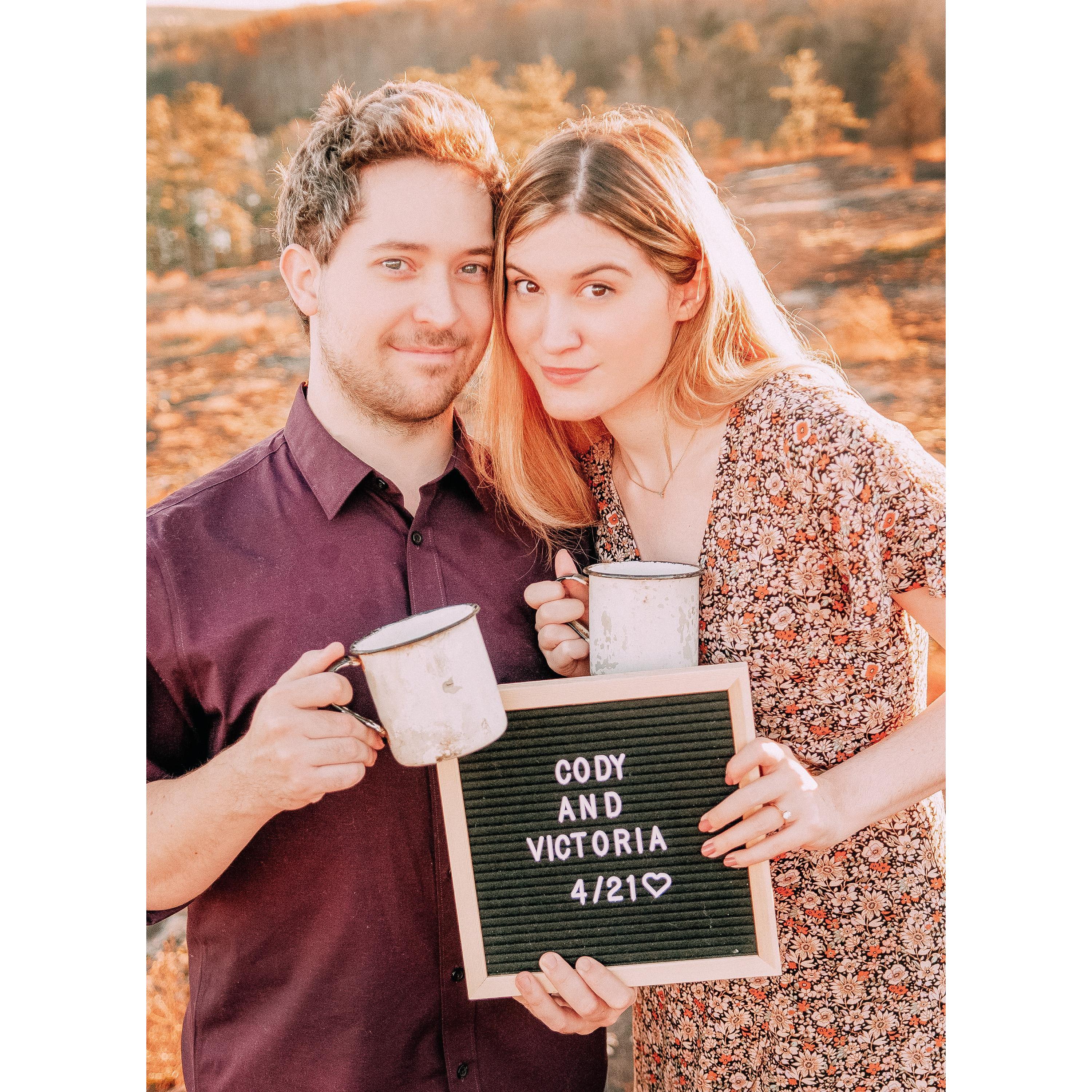 From our engagement photoshoot! 4-21-21 can't get here fast enough!