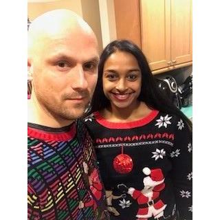 Hosting our first ugly sweater party!