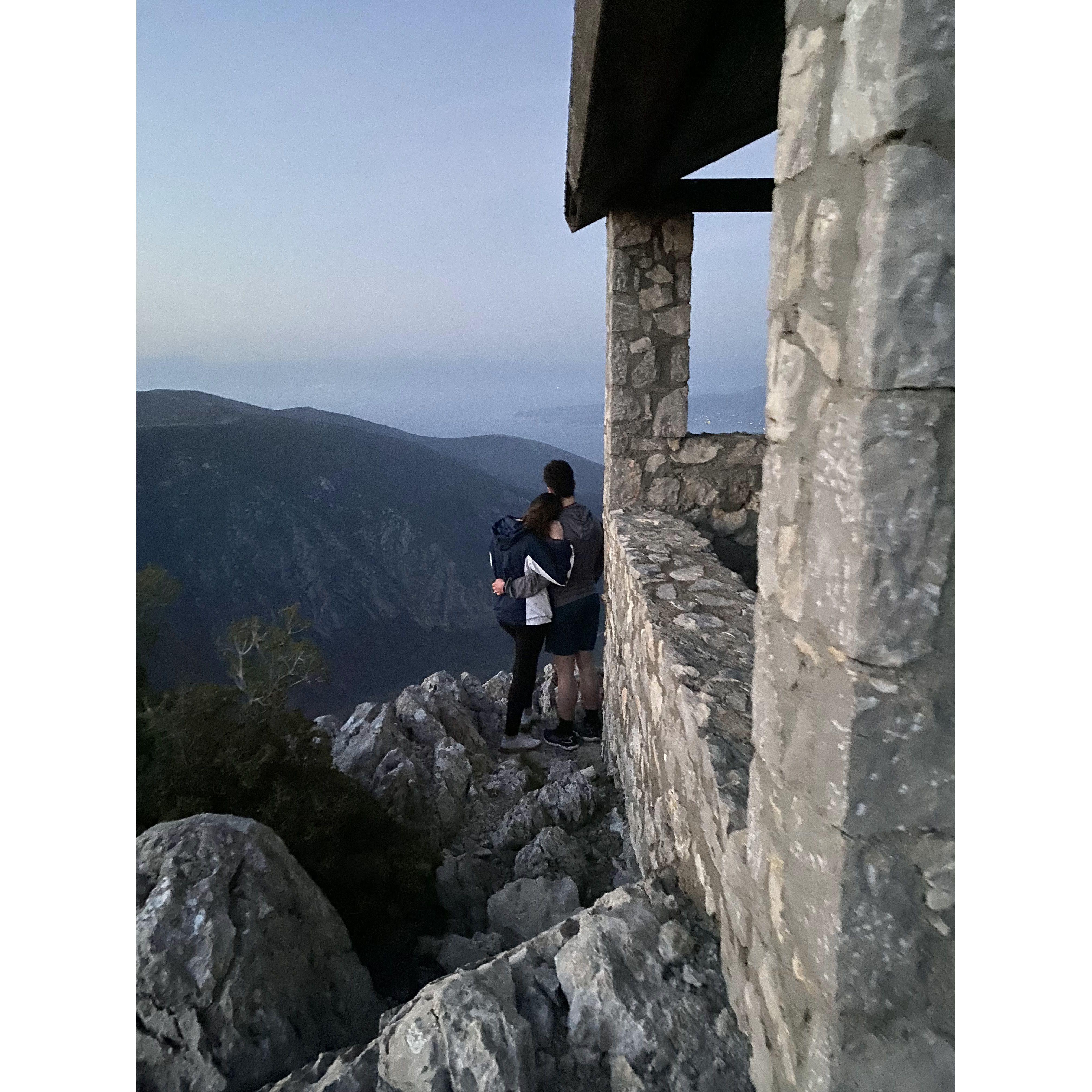 Sunrise over Delphi