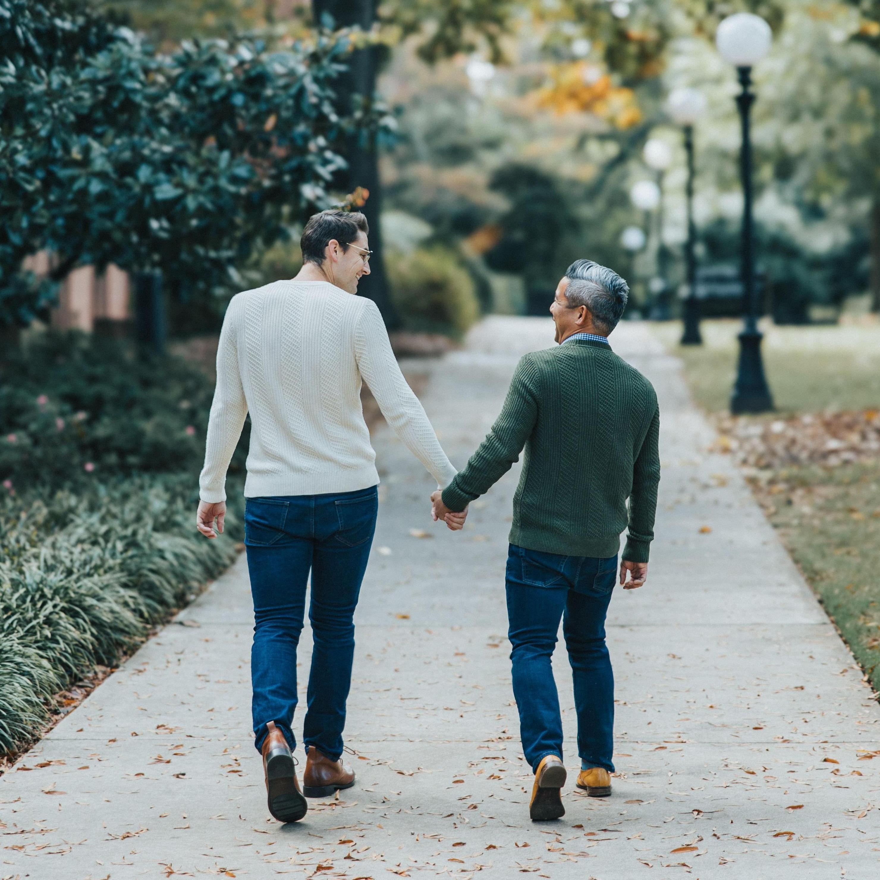 11/9/24: Walking and talking, hand in hand.