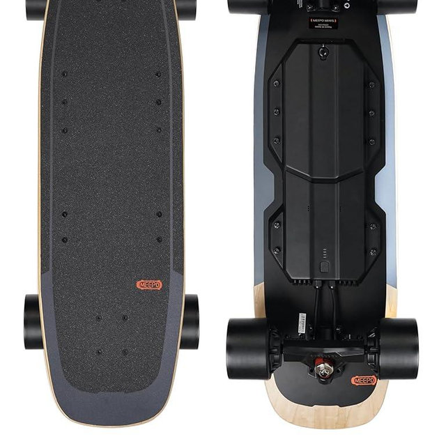MEEPO Mini Series Electric Skateboard with Remote, Up to 26-32 MPH Top Speed, 11-24Miles Range,330 Pounds Max Load, 30-34 Inches Maple Cruiser for Adults and Teens, Mini5 MINI3 Max Edge Flow