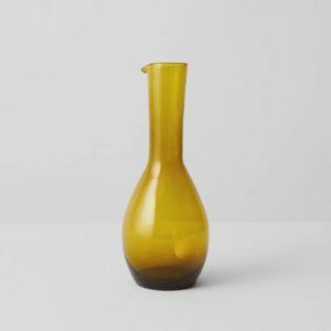 Moroccan Glass Carafe | Amber