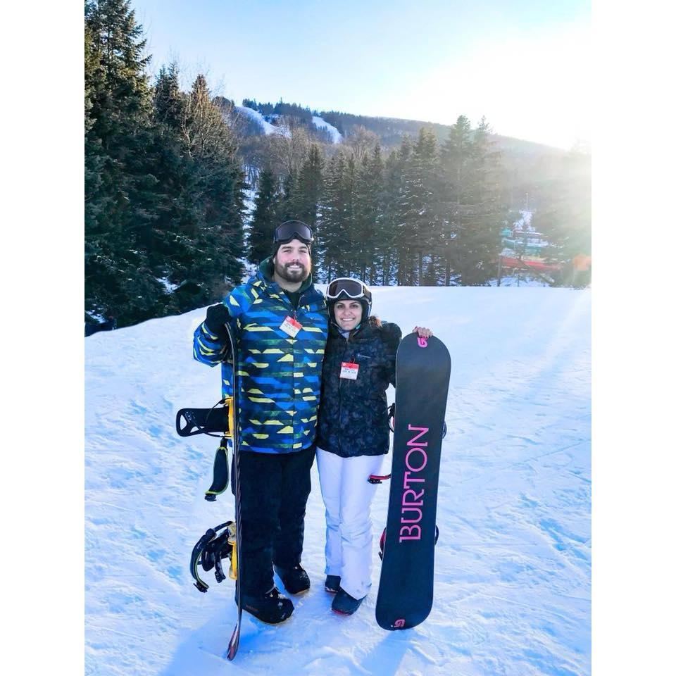Snowboarding Trip in Poconos, PA, April 2018