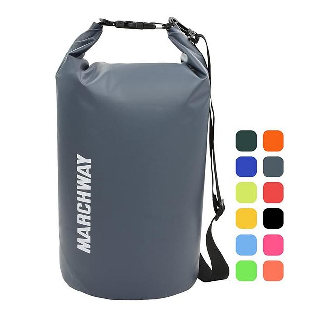 MARCHWAY Floating Waterproof Dry Bag 5L/10L/20L/30L/40L, Roll Top Sack Keeps Gear Dry for Kayaking, Rafting, Boating, Swimming, Camping, Hiking, Beach, Fishing