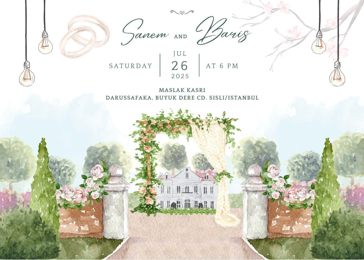 The Wedding Website of Bariscan Uzunkaya and Sanem Oturmaz